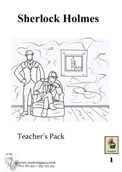 Sherlock Holmes - teatrolapaca.com