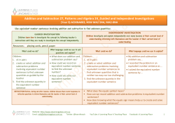 Addition and Subtraction 27, Patterns and Algebra 24_Guided and
