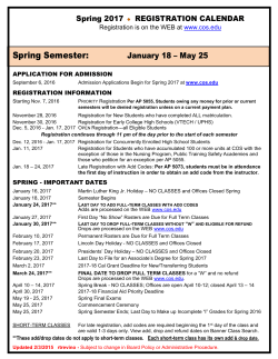 Spring 2017