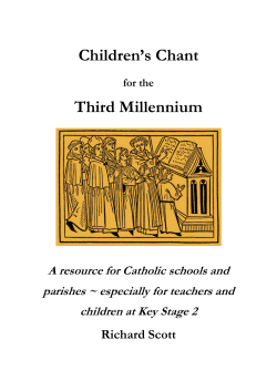 Children`s Chant Third Millennium