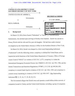 Case 1:15-cr-00867-RMB Document 90 Filed 10/17/16 Page 1 of 36