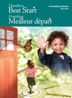 2011 Magazine - Hamilton Best Start