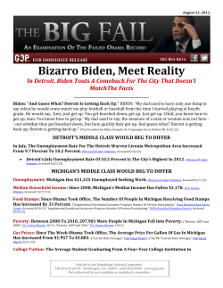Bizarro Biden, Meet Reality