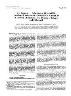 da-Tocopheryl Polyethylene Glycol-1 000 Succinate