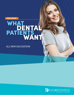 What Dental Patients Want