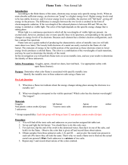 Flame Tests Non formal lab