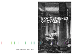 ERATOSTHENES OF CYRENE