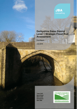 JBA Consulting - Derbyshire Dales District Council