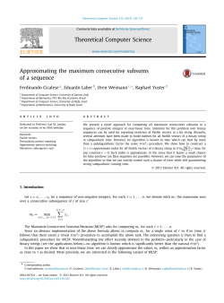 Approximating the maximum consecutive subsums of a sequence
