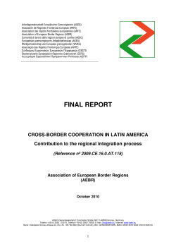 FINAL REPORT CROSS-BORDER