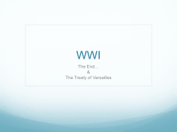 7-3A WWI The End (Part 1) - Garnet Valley School District