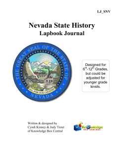 Nevada State History - Knowledge Box Central