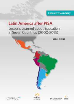 Latin America after PISA - MAPEAL