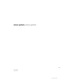 emco system. emco system