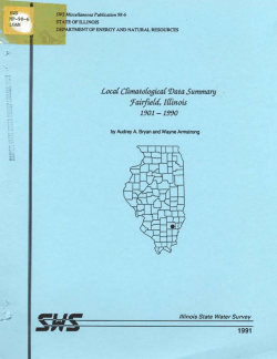 Fairfield, Illinois, 1901-1990.