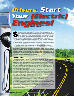 (Electric) Engines!