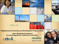 Compliance - New Jersey Economic Development Authority
