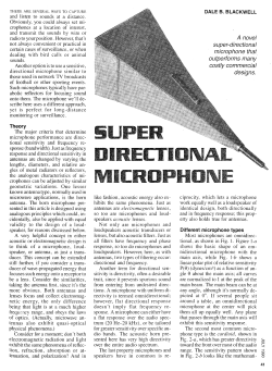 Super Directional Microphone