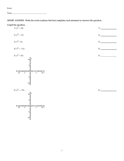 Test 4 sample test type problems.