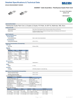 AX200527 Technical Data Sheet (English)