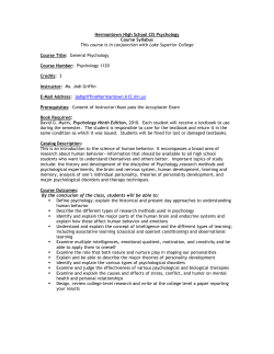 to View Course Requirements and Guidelines