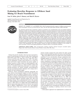 Evaluating Shoreline Response to Offshore Sand Mining for Beach