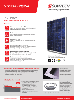 STP230 - 20/Wd 230 Watt