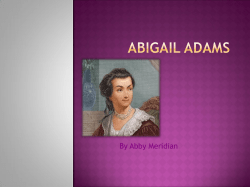 Abigail Adams - internationalfriends