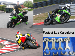 FLC easily explained - Fastest Lap Calculator