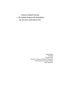 A Journey of Racial Neutrality ——the symbolic meaning of the