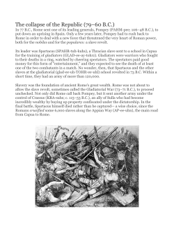 The collapse of the Republic (79&ndash;60 B.C.)