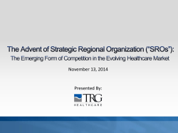 Decision Accelerator Model: Enhancing Your Hospital`s Ability to