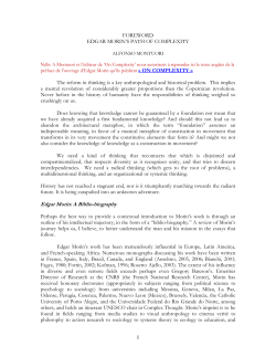 Edgar Morin: A Biblio