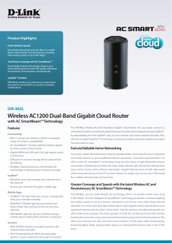 DIR-860L Datasheet - D-Link