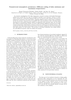 Different scaling of daily minimum and maximum temperatures
