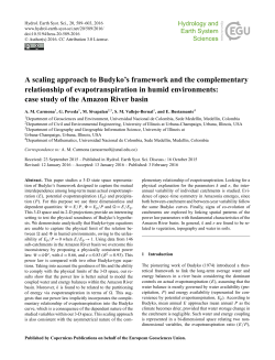 A scaling approach to Budyko`s framework and the complementary