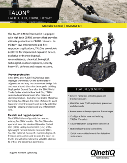 TALON Hazmat - QinetiQ North America