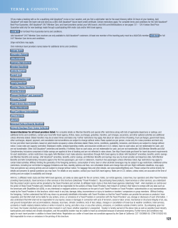 Terms and Conditions