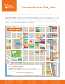 Downtown Bellevue Dining Guide