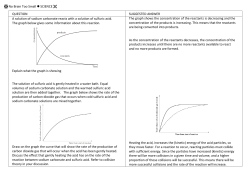 Rates of reactions - No Brain Too Small
