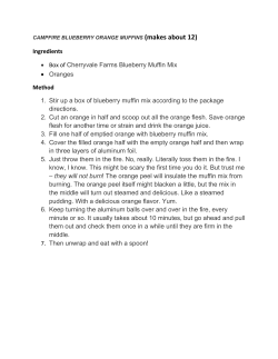 Ingredients &bull; Box of Cherryvale Farms Blueberry Muffin Mix