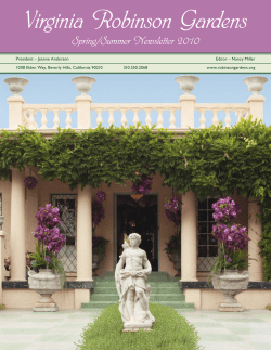 Spring/Summer Newsletter 2010