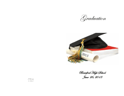 BHS Graduation Program