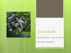 Jos&eacute; Mart&iacute; - Cabrillo College