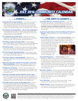 july 2016 community calendar