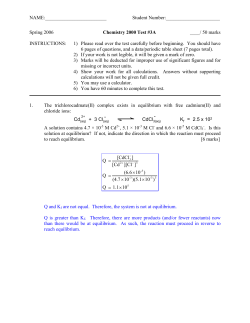 Test 3A - U of L Class Index