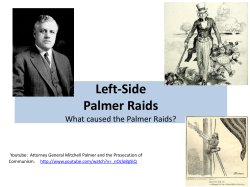 Palmer Raids - Fallbrook High School