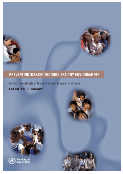 exec sum - World Health Organization