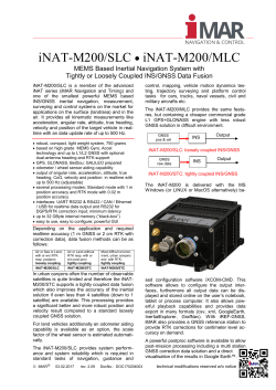iNAT-M200/SLC &bull; iNAT-M200/MLC