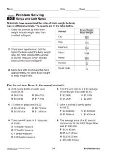 Problem Solving 5-2